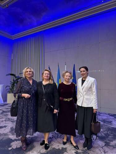 Ганна Дрогальчук серед учасників урочистого прийому