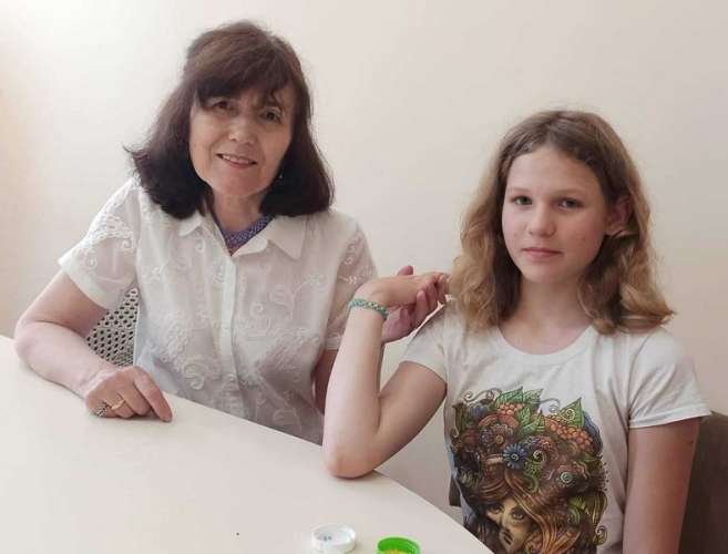 Ужгородська майстриня Марія Купарь провела  майстер-клас із бісероплетіння