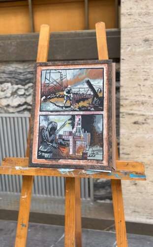 В атріумі презентували виставку робіт учнів мистецьких шкіл області з нагоди Міжнародного дня пам’яті про Чорнобильську катастрофу