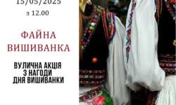 «Файна вишиванка» на вулиці Волошина