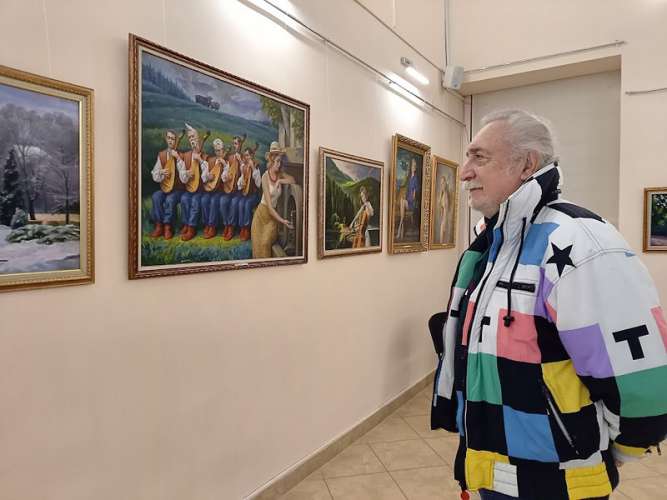 Сергій Глущук представив нову виставку живопису «Життя – це театр»