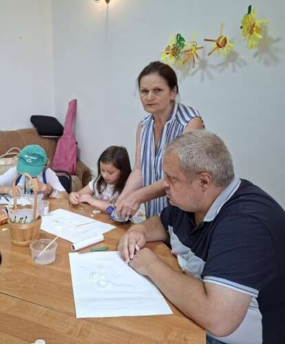 НА МАЙСТЕР-КЛАСІ НАВЧАЛИ ВИГОТОВЛЯТИ ВИРОБИ В КОЛЬОРАХ ДЕРЖАВНОГО ПРАПОРА