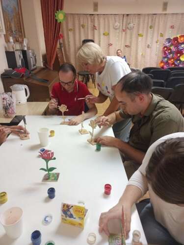 Працівники Центру культури провели майстер-клас для вихованців Ужгородського медико-соціального реабілітаційного центру «Дорога життя»