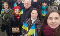Працівники Центру культури взяли участь в урочистостях з нагоди Дня єднання України